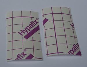 Hypafix tape cut to size