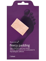 Fleecy padding