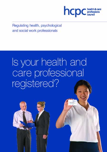 HCPC is your health and care professional registered